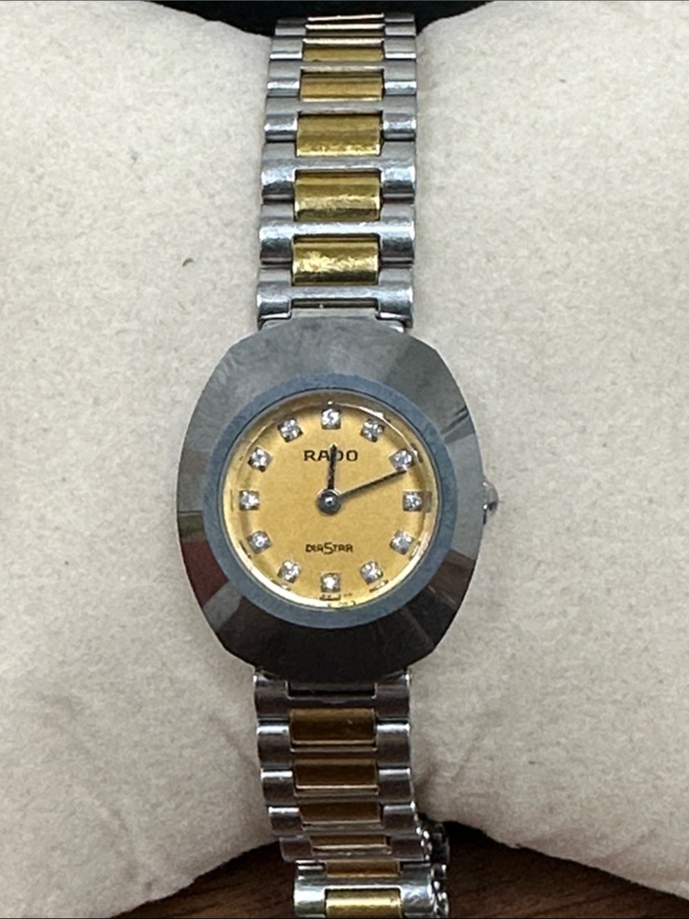 Authentic Rado DiaStar Diamond Two-Tone  Ladies Swiss watch